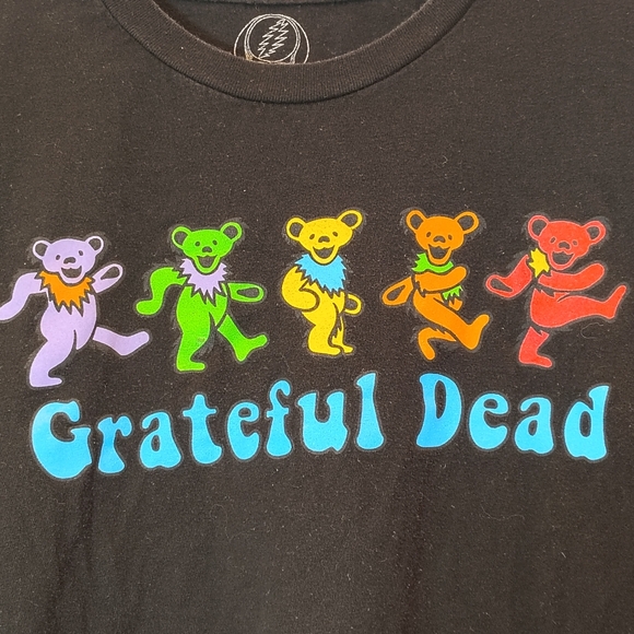 Grateful Dead Men's 3X Dancing Bears Tshirt Concert Band Rock Retro Folk Jazz - Picture 1 of 4